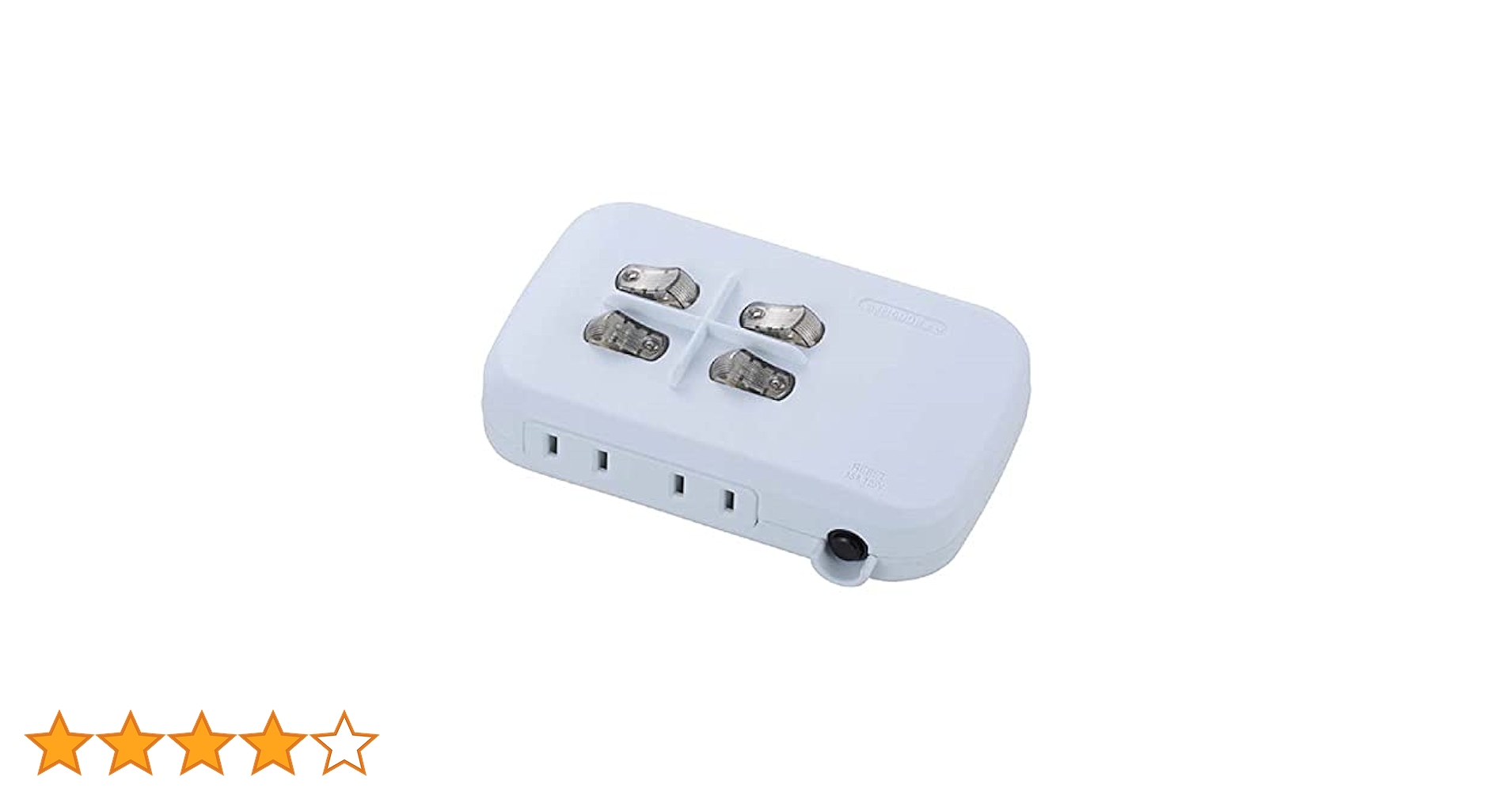 Amazon.co.jp: LED個別スイッチ付き 節電タップ 4個口 [HS